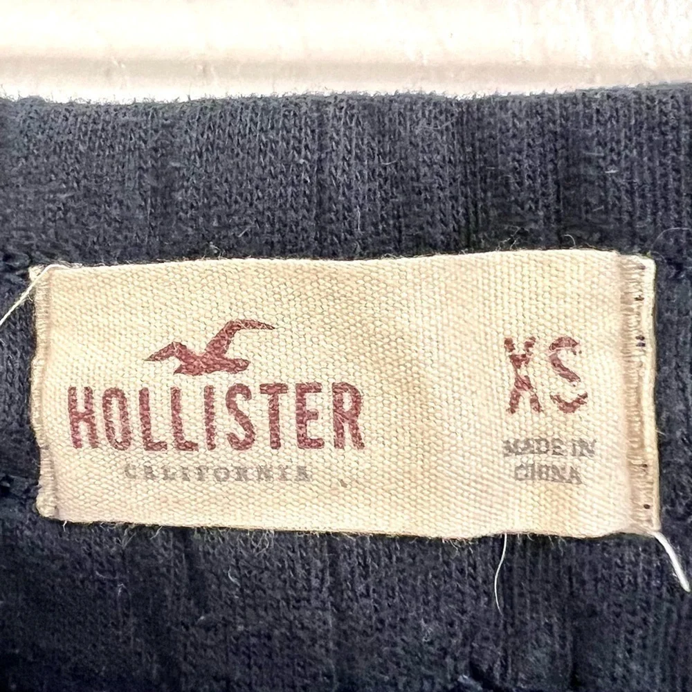 HOLLISTER Colorblock navy Logo Fleece Jogger men’s size XS